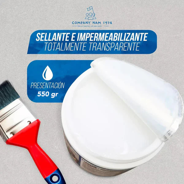 Lluvia Cero elimina goteras, humedad y moho. Sella y protege rápido y por más tiempo. 550 ml.
