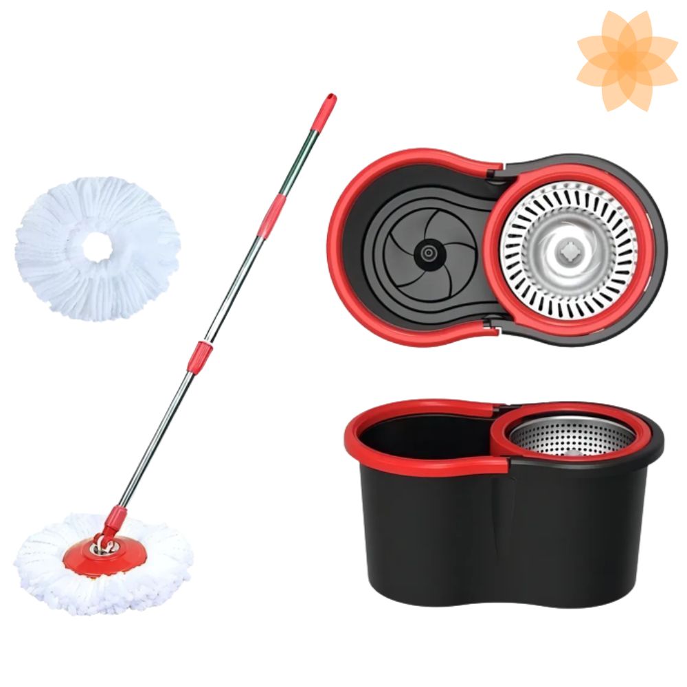 Trapeador Spin Mop Cubeta Centrifugador
